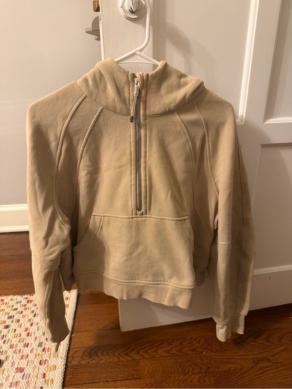 Lululemon half zip scuba hoodie Filbert tan - Picture 2 of 5